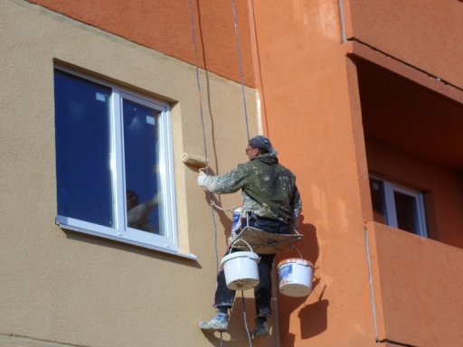 Покраска фасада Киев. Стоимость работ по покраске фасада